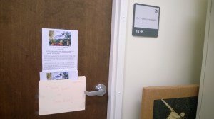 Vanessa Fernandez encourages students to visit her in her Rockwell Hall office with any questions or concerns.